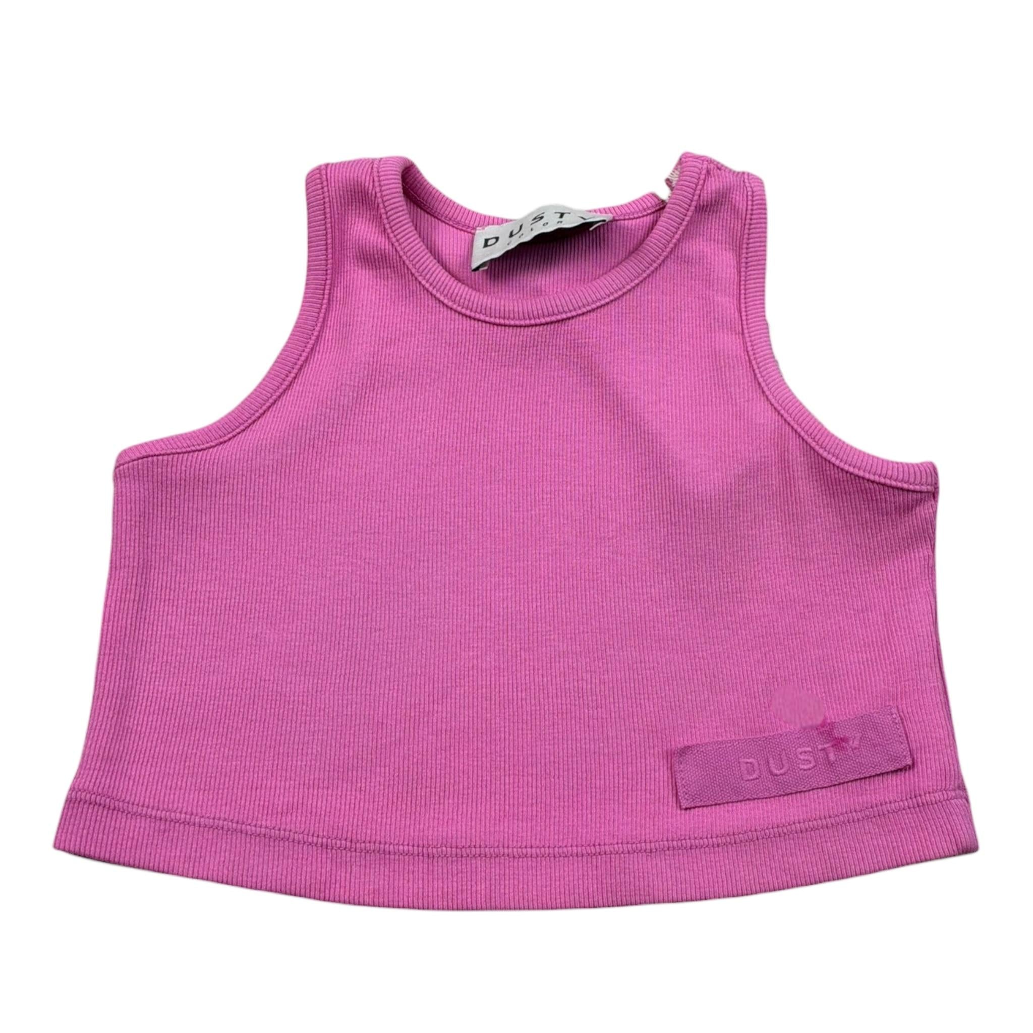 Dusty Color Top Giromanica Tinta Unita per Neonata DJWS5010CNN FUXIA DUSTY COLOR 