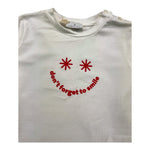 MANUEL RITZ shirt girocollo tinta unita con stampa in contrasto Bianco per Neonato MR2807 BIANCO MANUEL RITZ 