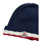 MONCLER cappello titna unita con logo Blu per Bambino 9543B00009 BLU MONCLER 