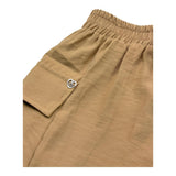 Please Gonna Tinta Unita con Elastico In Vita per Bambina GB23130G72 MARRONE PLEASE 