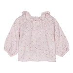TEDDY E MINOU camicia manical unga tinta unita fantaisa floreale Rosa per Neonata I24CI004C4126 ROSA TEDDY E MINOU 