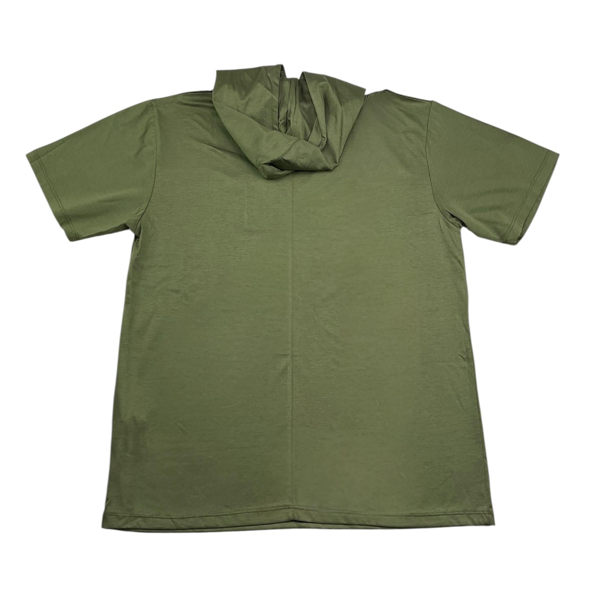 Paolo Pecora T-Shirt Tinta Unita con Cappuccio per Bambino PP4063 VERDE PAOLO PECORA 