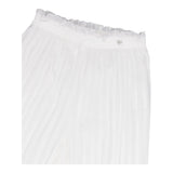 Monnalisa Pantalone Tinta Unita con Elastico In Vita per Bambina 79E400 BIANCO MONNALISA 