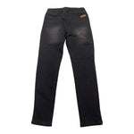 BOBOLI jeans tinta unita con elastico in vita e paillettes Nero per Bambina 490317 NERO BOBOLI 