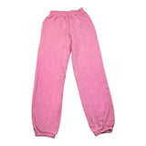 Hinnominate Solid Color Elastic Waist Tracksuit Pants for Girls Pink