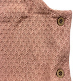 Bamboom+Babies Solid Color Top with Pink Embroidery for Baby Girl