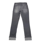 LIU JO jeans tinta unita con applicazione brillantini Nero per Bambina GF4114 NERO LIU JO 