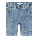 NAME.IT jeans tinta unita con elastico in vita Azzurro per Neonato 13230844 AZZURRO NAME.IT 