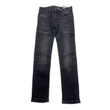 DIESEL jeans tinta unita con girovita regolabile Nero per Bambino 00J3RN NERO DIESEL 