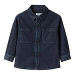 Il Gufo Giacca Tinta Unita In Denim per Bambino P25GR176J0034 BLU IL GUFO 