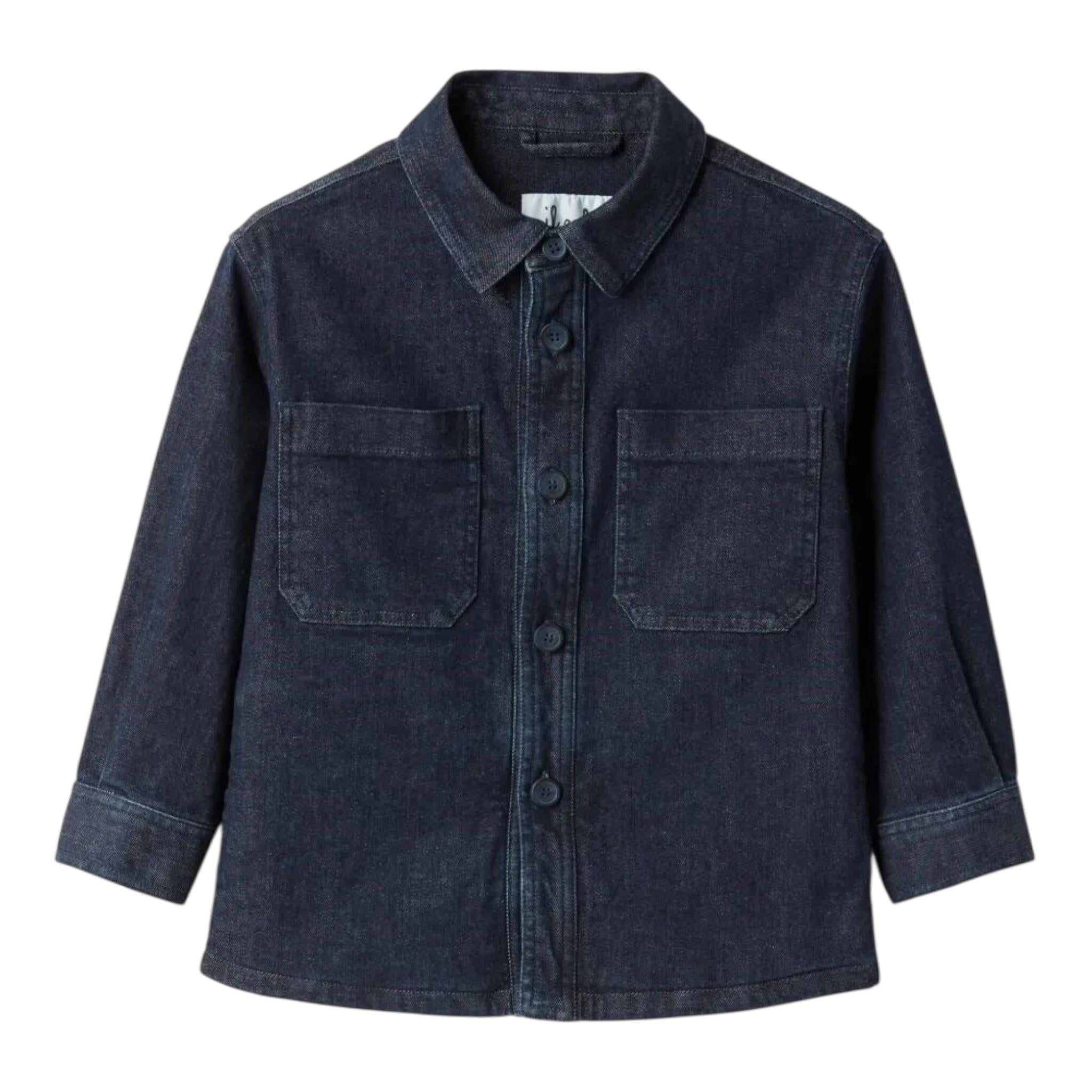 Il Gufo Giacca Tinta Unita In Denim per Bambino P25GR176J0034 BLU IL GUFO 