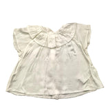 Caffe' D'Orzo Shirt Half Sleeve Solid Color Cream For Baby Girl