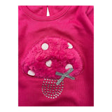 EMC shirt gircollo tinta unita con stampa Fuxia per Neonata BX2276 FUXIA EMC 