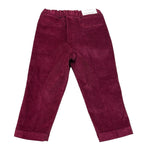 MICHAEL COAL pantalone tinta unita a costine Bordeaux per Neonato 020171N BORDEAUX MICHAEL COAL 