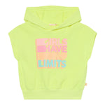 Billieblush Felpa Smanicata Tinta Unita con Cappuccio per Neonata U20846XN GIALLO FLUO BillIEBLUSH 