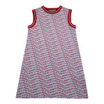 Just Cavalli Abito Giromanica Tinta Unita con Stampe Logo per Bambina JGP26154VE BIANCO JUST CAVALLI 