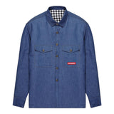 Sprayground Giubbino Reversibile Bicolore per Bambino SPY1260 AZZURRO SPRAYGROUND 