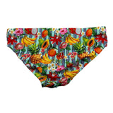 F**K Costume Modello Slip Tinta Unita con Stampa per Bambino FJ25J03SA20X14 VERDE ACQUA F**K 