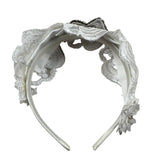 Les Gamins Cerchietto Tinta Unita con Applicazioni per Bambina 023029 BIANCO LES GAMINS 