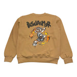 DISCLAIMER felpa girocollo tinta unita con stampa Biscotto per Bambino 24IDK58265 BISCOTTO DISCLAIMER 