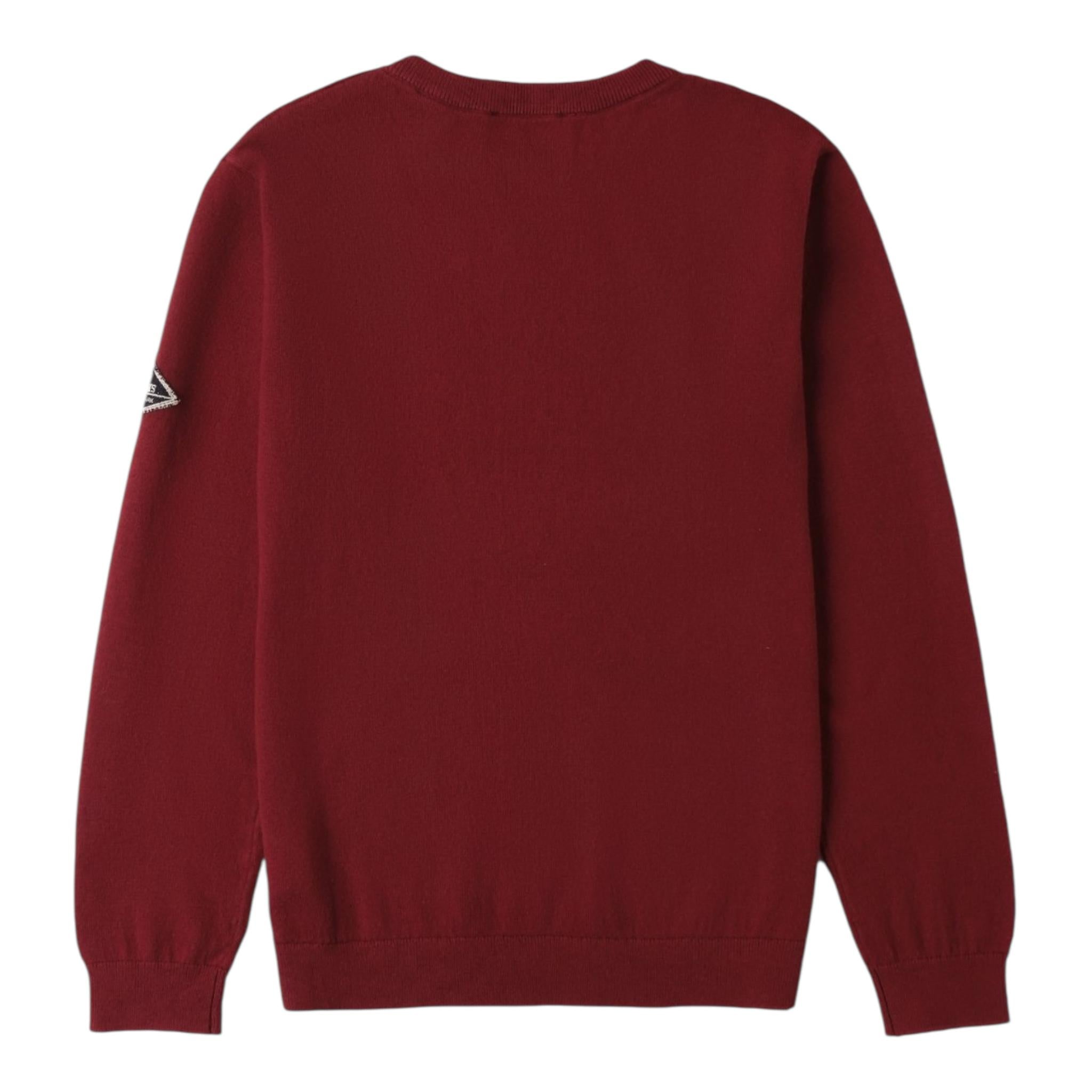 ROY ROGER'S maglia girocollo tinta unita con logo Rosso per Bambino RA106 ROSSO ROY ROGER'S 