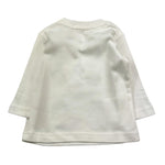 EMC shirt gircollo tinta unita con stampa Bianco per Neonato BX2287 BIANCO EMC 