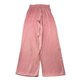 Fun &amp; Fun Solid Color Palazzo Pants With Elastic Waist Pink For Girls