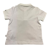 Boss Polo Mezza Manica Tinta Unita per Neonato J52100 BIANCO BOSS 
