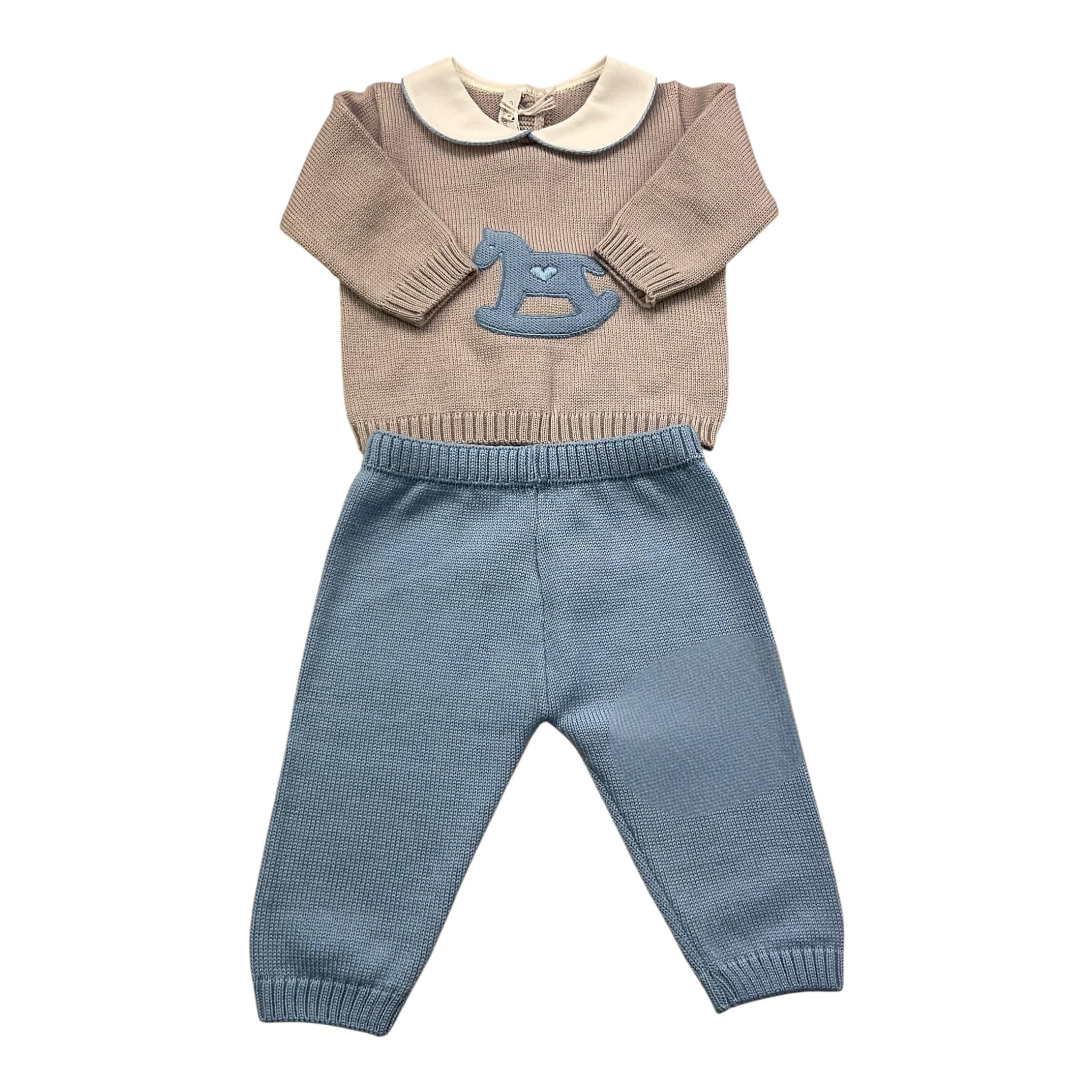 BABY LORD completo2 pezzi maglia-pantalone Azzurro per Neonato 5222 AZZURRO BABY LORD 