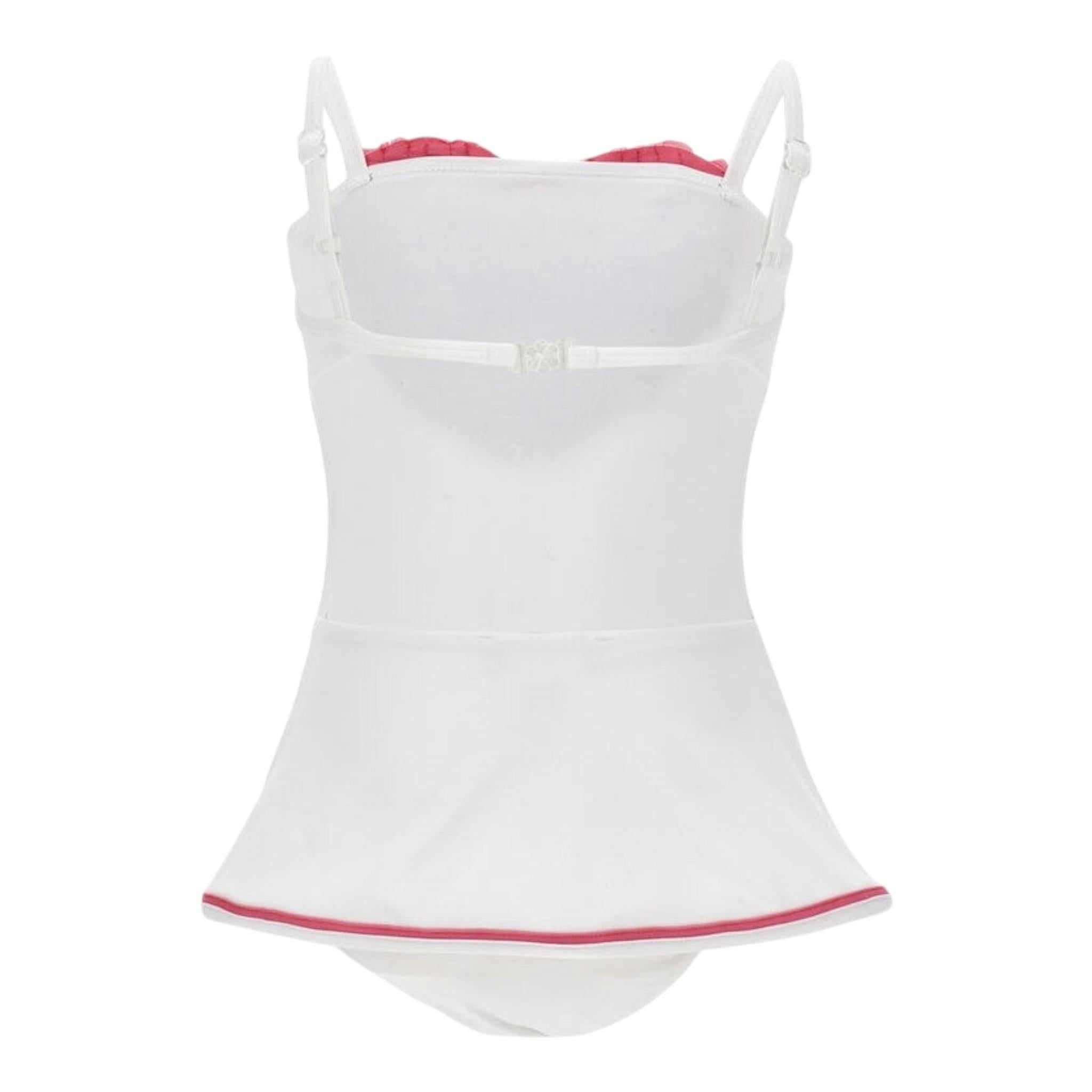 Monnalisa costumiTinta Unita con Stampa per Bambina 19E066 BIANCO MONNALISA 