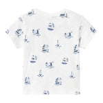 Mayoral T-Shirt Tinta Unita con Stampa per Neonato 1058 BIANCO MAYORAL 