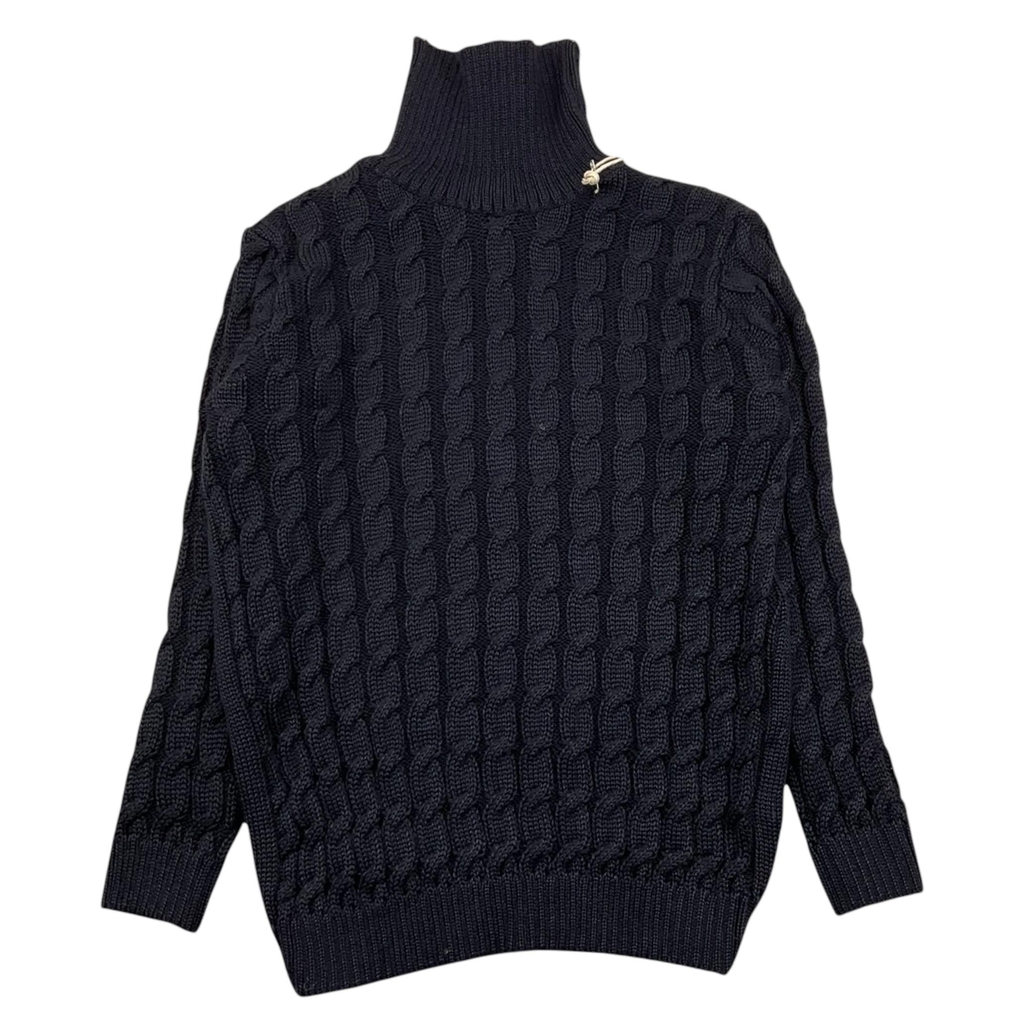 NUPKEET maglia collo alto tinta unita Blu per Bambino 4DNK419 BLU NUPKEET 