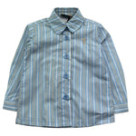 Trussardi Camicia Manica Lunga Tinta Unita per Neonato TIP26107CA AZZURRO TRUSSARDI 