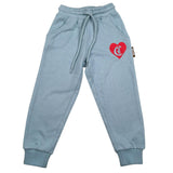 Just Cavalli Pantalone Tuta Tinta Unita con Logo per Neonata JIP26034PA AZZURRO JUST CAVALLI 