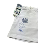 Minibanda T-Shirt Girocollo Tinta Unita con Stampa per Neonata 3B78 BIANCO MINIBANDA 