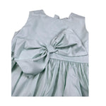 Please Abito Giromanica Tinta Unita per Bambina AB41270G73 VERDE PLEASE 