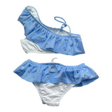 Saint Barth Costume 2 Pezzi Fascia -Slip per Bambina 01207L BIANCO SAINT BARTH 