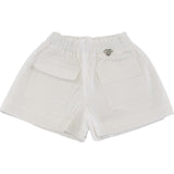 Liu Jo Short Tinta Unita con Elastico In Vita per Bambina KA5143X BIANCO LIU JO 