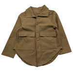 @MADILLY camicia manica lunga tinta unita Verde per Bambino 01941 VERDE @MADILLY 