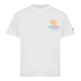Saint Barth T-Shirt Girocollo Tinta Unita con Stampa per Bambino POT000222 BIANCO SAINT BARTH 