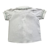 Colibri Complete Shirt-Coulotte Two-Tone White For Baby Girl