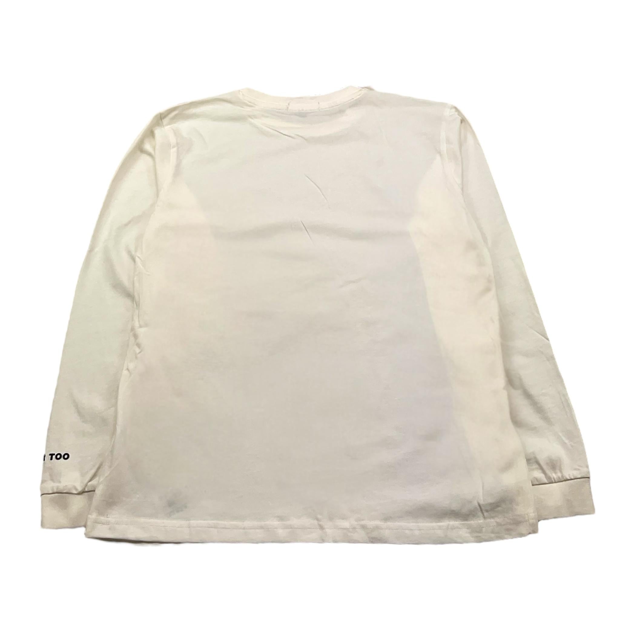 NEVER TOO shirt girocollo tinta unita con logo Panna per Bambino NT2115R PANNA NEVER TOO 