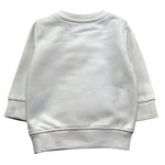 Trussardi Felpa Chiusa Girocollo Tinta Unita con Stampe per Neonato TIP26084FE BIANCO TRUSSARDI 