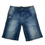 Daniele Alessandrini Bermuda In Denim Tinta Unita con 5 Tasche per Bambino 1236SD00026 BLU DANIELE ALESSANDRINI 