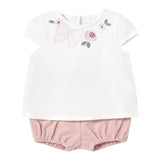 Mayoral Completo 2 Pezzi Canotta-Culotte per Neonata 1663X BIANCO/ROSA MAYORAL 