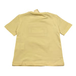 Elisabetta Franchi T-Shirt Girocollo Tinta Unita con Stampa Traforata per Bambina EGTS096 GIALLO ELISABETTA FRANCHI 