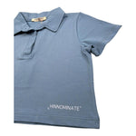 Hinnominate Polo Mezza Manica Tinta Unita con Logo per Bambina 3646MPY00173 AZZURRO POLVERE HINNOMINATE 