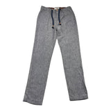 Yes Zee Plain Trousers With Elastic Waist Grey For Boys