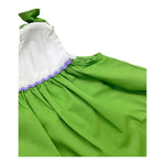 Ilfarobimbi Top Bicolore Giromanica con Fiocchi per Bambina IFB50175 BIANCO/VERDE ILFAROBIMBI 