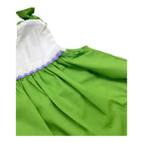 Ilfarobimbi Top Bicolore Giromanica con Fiocchi per Bambina IFB50175 BIANCO/VERDE ILFAROBIMBI 